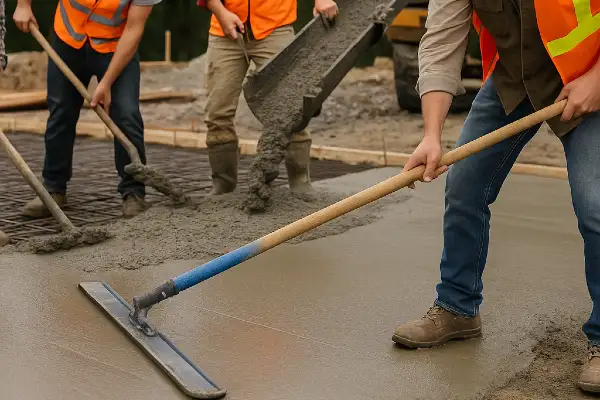 a new concrete foundation for a house from TJ Concrete Contractor in Dallas, TX - Concrete cutting services